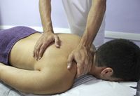 Massage am R&uuml;cken